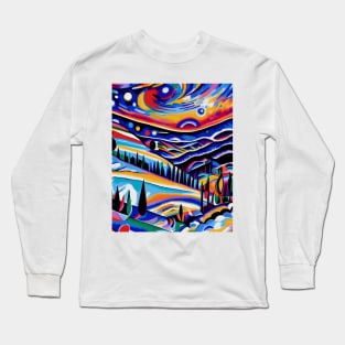 Rainbow Landscape Long Sleeve T-Shirt